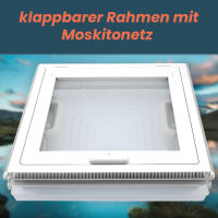 MPK 42 Dachluke Dachfenster Dachhaube 40 x 40 cm Wohnwagen Wohnmobil Caravan signalweiß